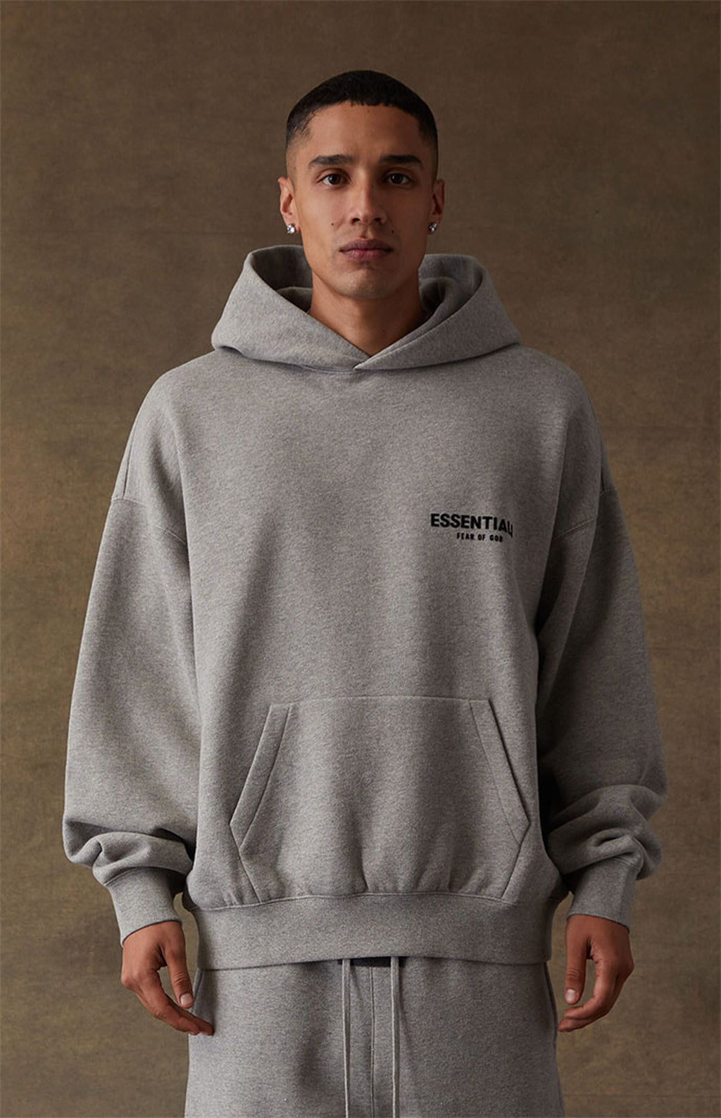 Essentials Hoodie Dark Oatmeal