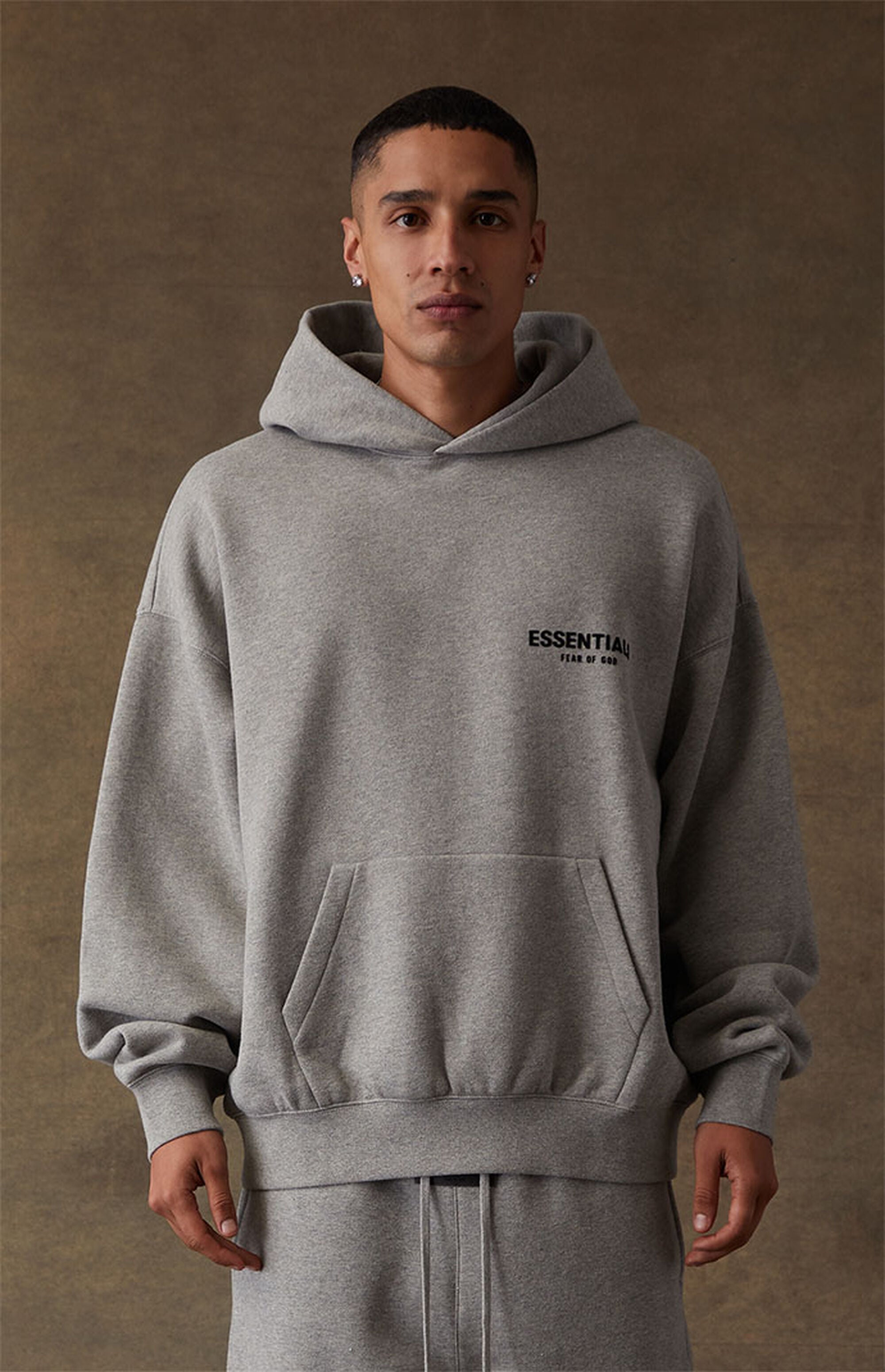 Essentials Hoodie Dark Oatmeal