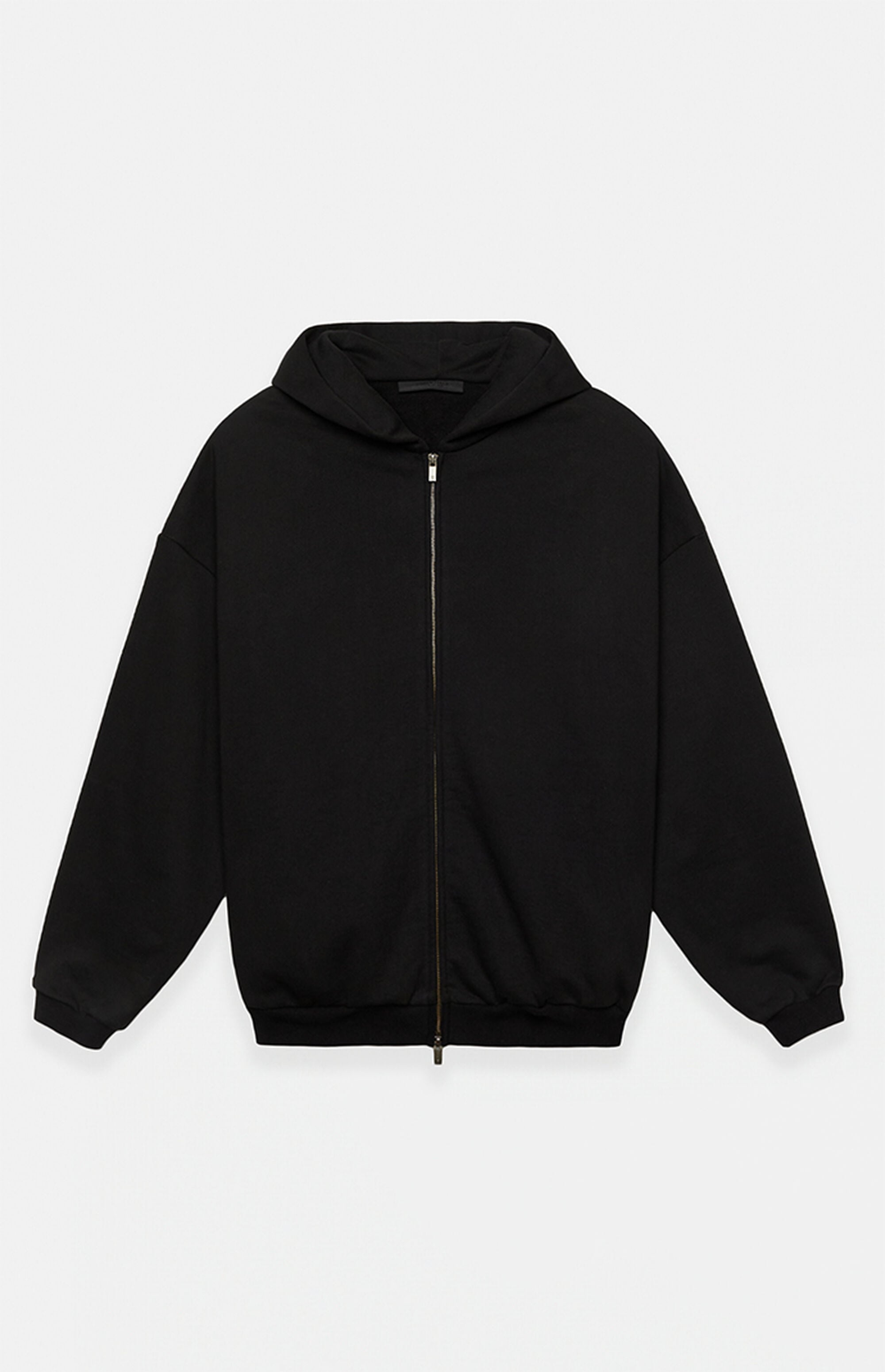 Essentials Full Zip Up Black