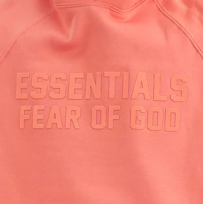 Essentials Hoodie Coral