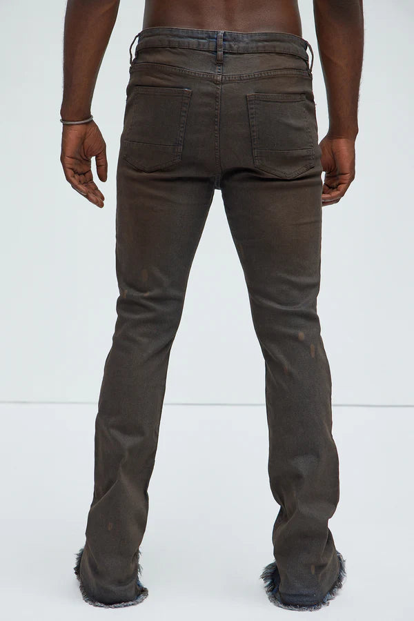 Flared Diswash Jeans