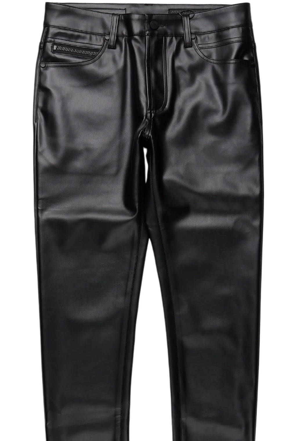 SLIM FIT LEATHER PANT